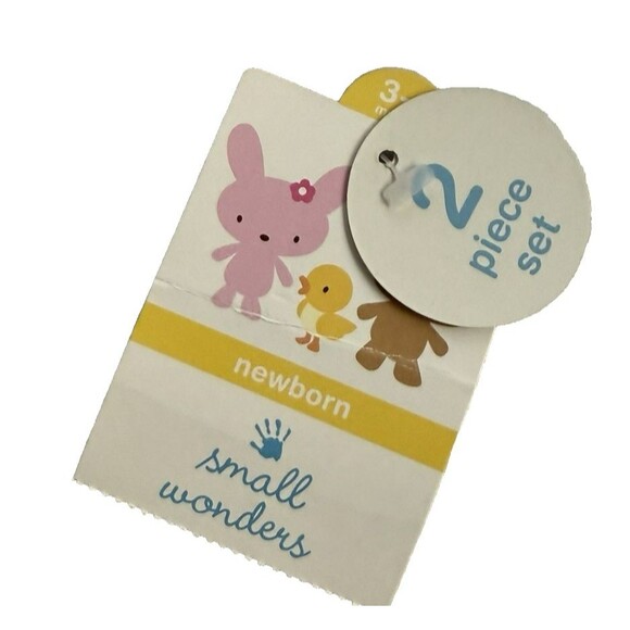 Y2K Baby Boy Christmas Corduroy Overall 2 pc Teddy Bear Small Wonders 3-6M NWT - Picture 4 of 5